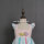 Boutique clothing wholesale  flower embroidery stripe dress